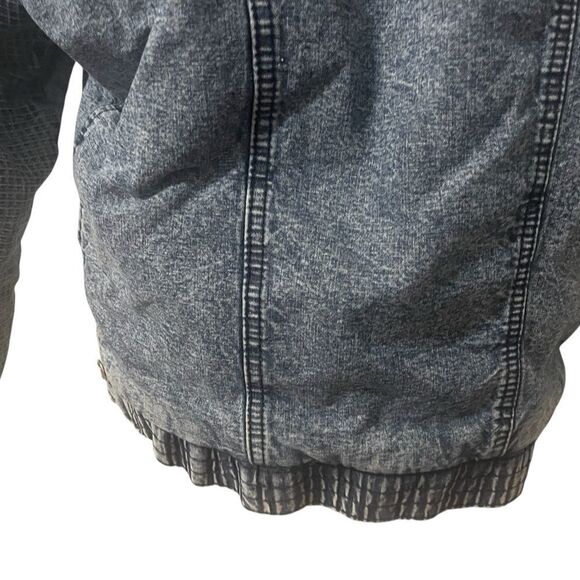 Vintage Ruth Douglas Sherpa Lined Denim Jacket Women Size Small Light Wash - Picture 13 of 16
